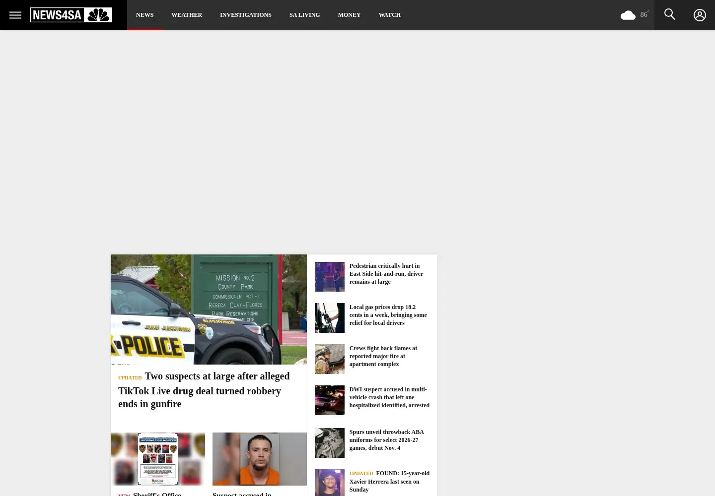 Screenshot of news4sanantonio.com
