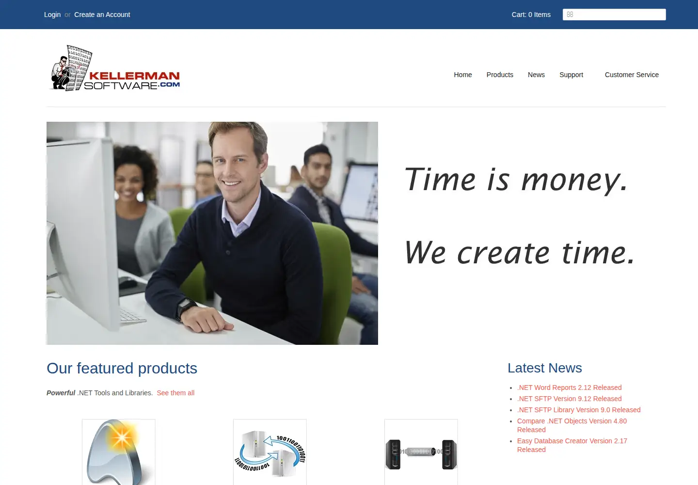Screenshot of kellermansoftware.com