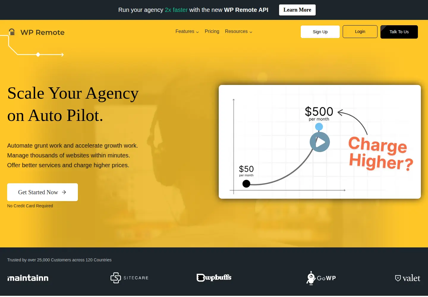 Screenshot of wpremote.com