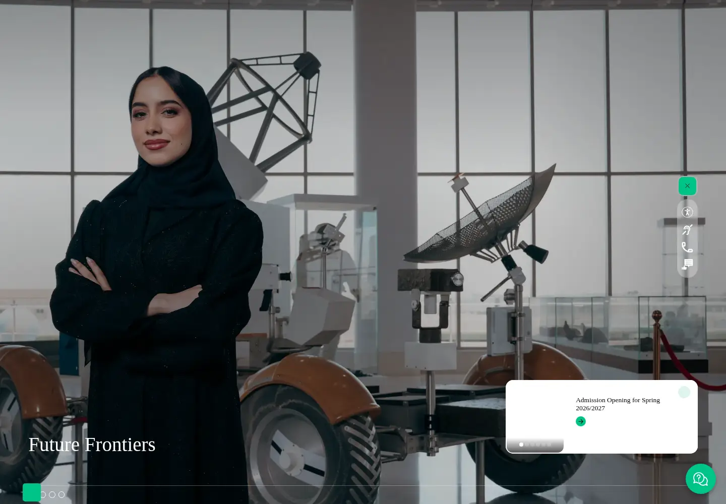 Screenshot of sharjah.ac.ae