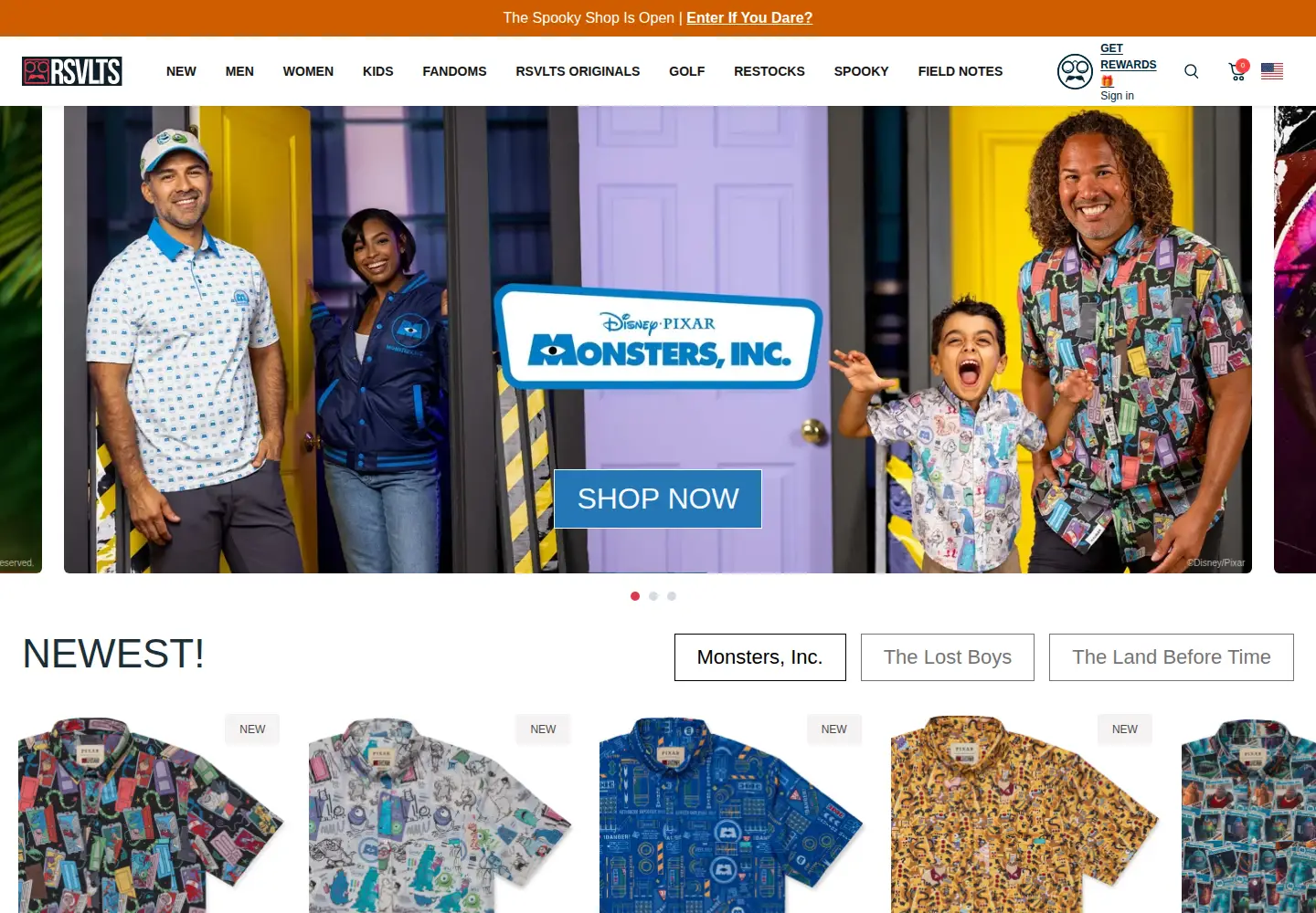 Screenshot of rsvlts.com