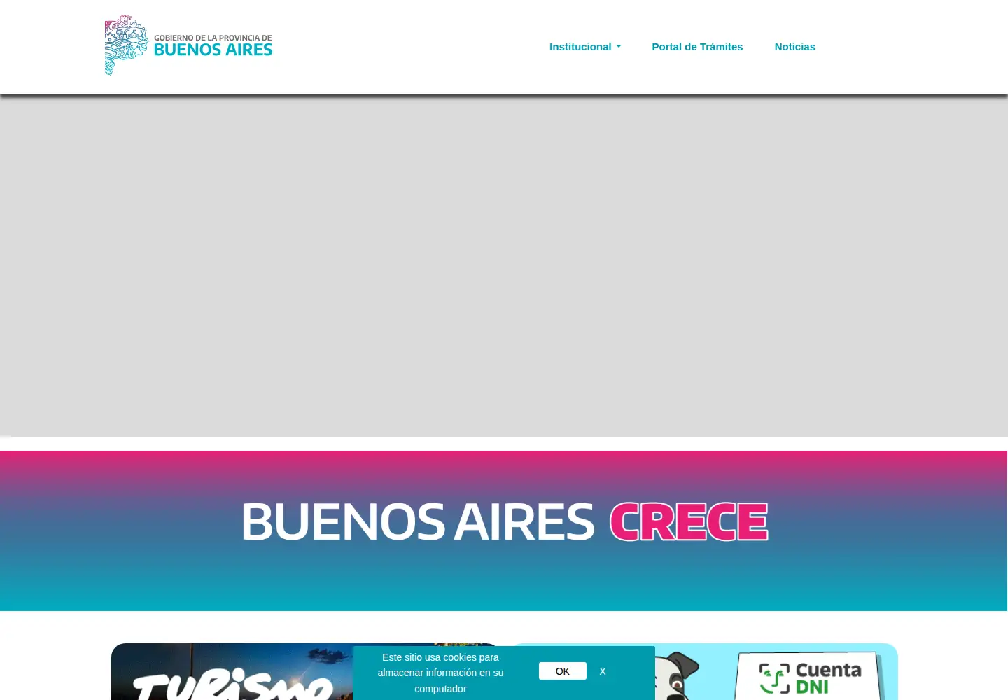 Screenshot of gba.gob.ar