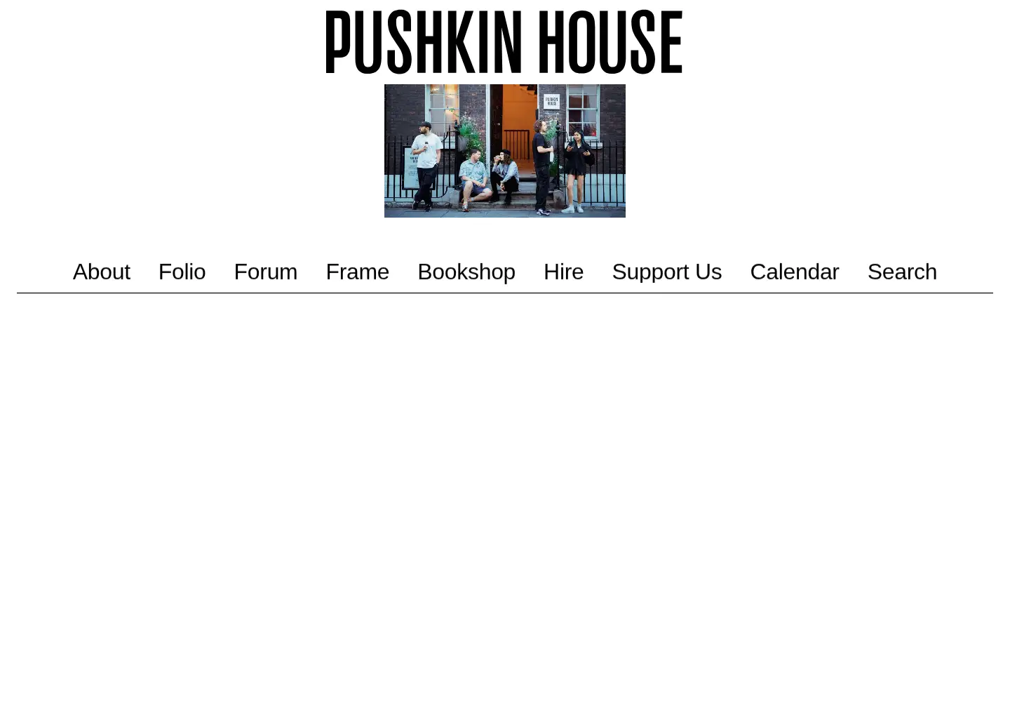 Captured homepage of pushkinhouse.org in the current scan