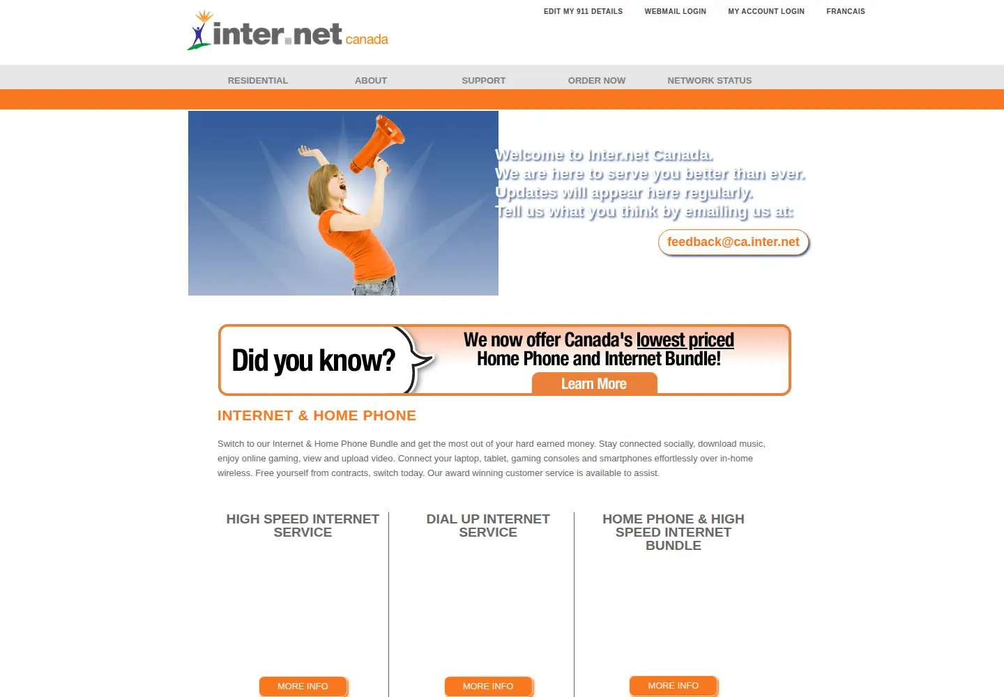 Screenshot of interlog.com