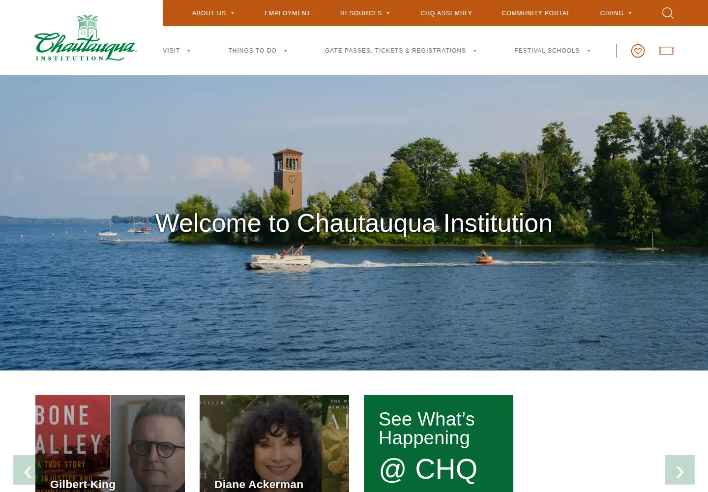 Screenshot of chq.org