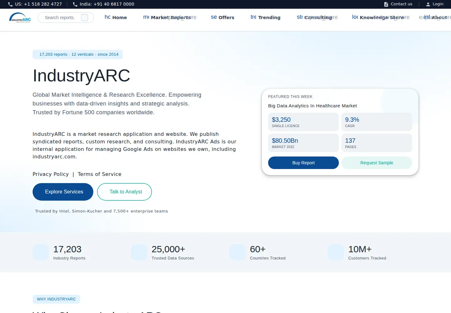Screenshot of industryarc.com