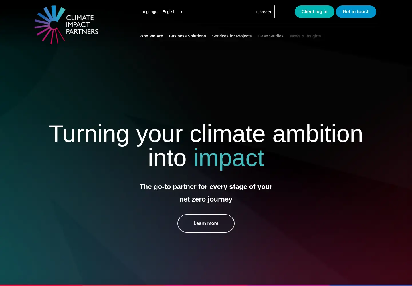 Screenshot of climateimpact.com