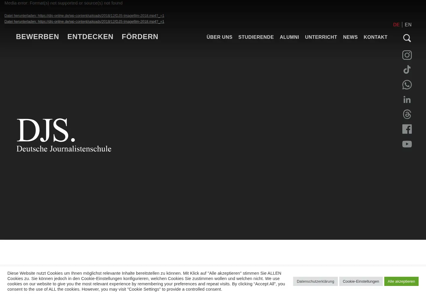 Screenshot of djs-online.de