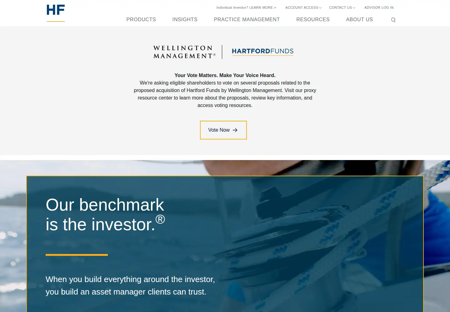 Screenshot of hartfordfunds.com