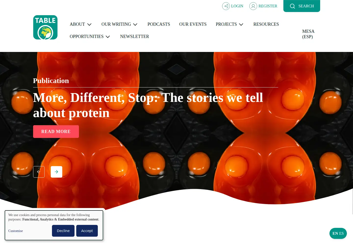 Screenshot of fcrn.org.uk