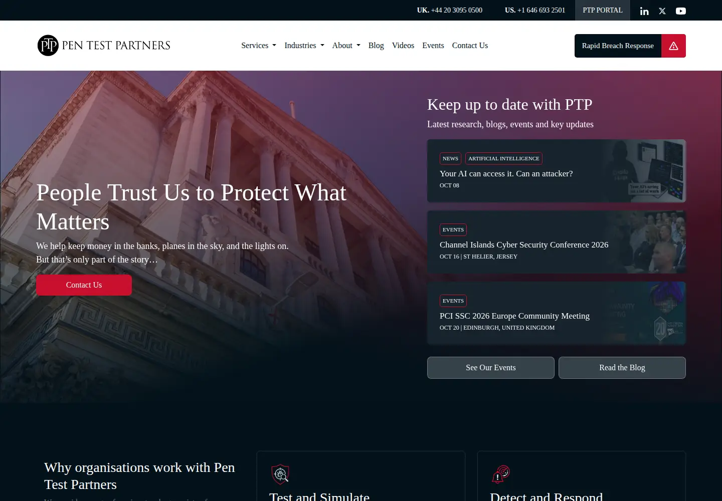 Screenshot of pentestpartners.com