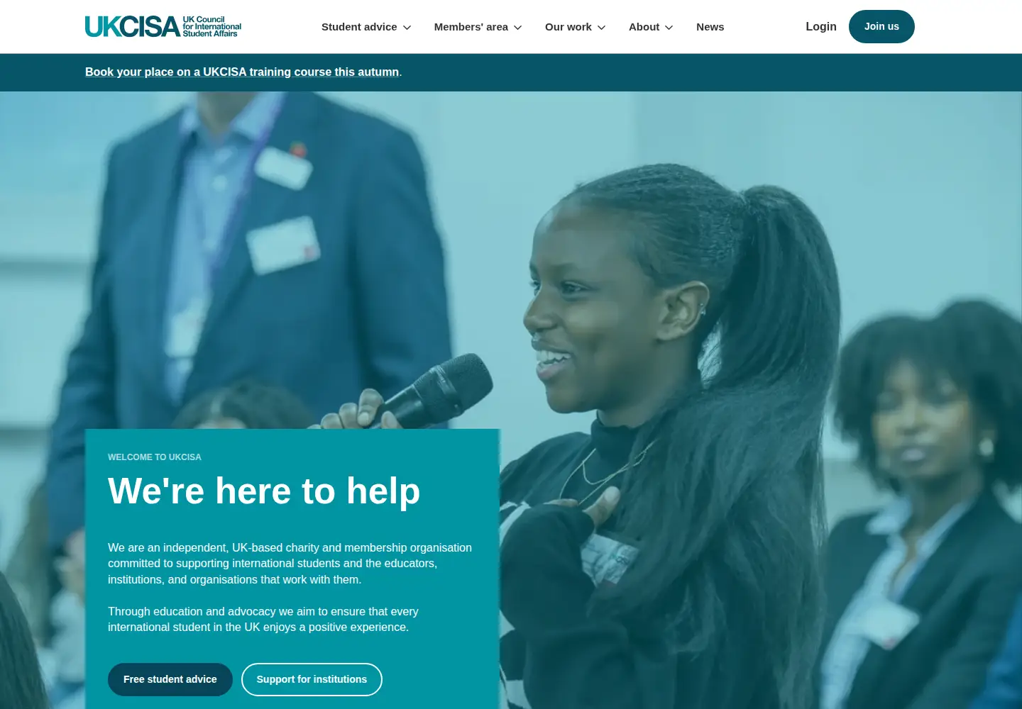 Screenshot of ukcisa.org.uk