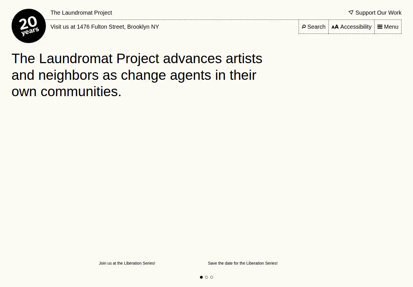 Screenshot of laundromatproject.org