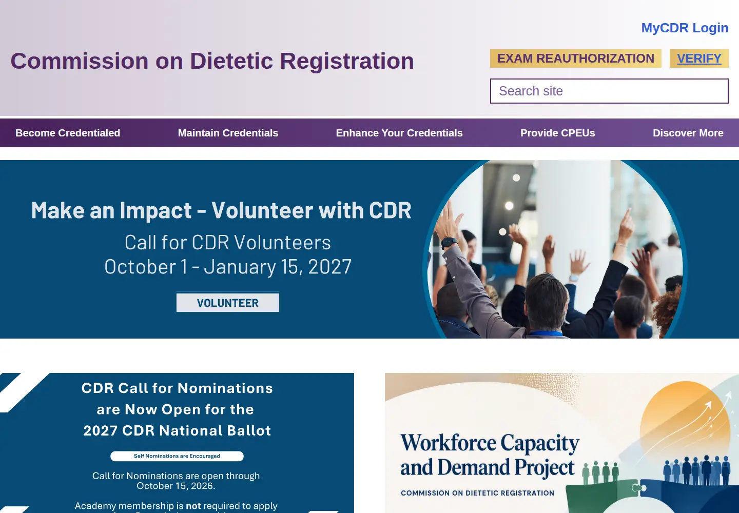 Captured homepage of cdrnet.org in the current scan