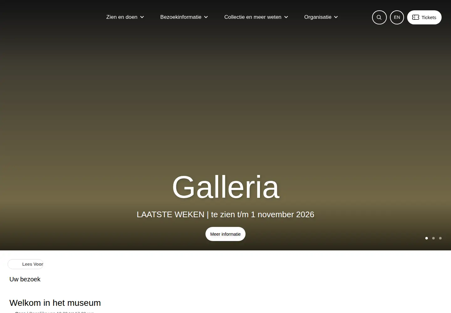 Captured homepage of rmo.nl in the current scan