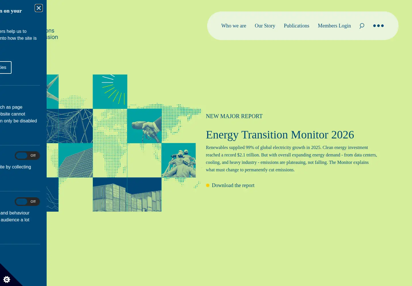 Screenshot of energy-transitions.org