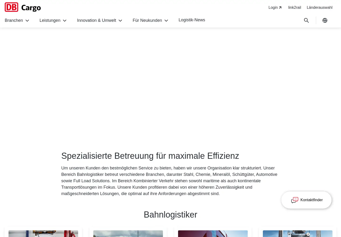 Screenshot of dbcargo.com