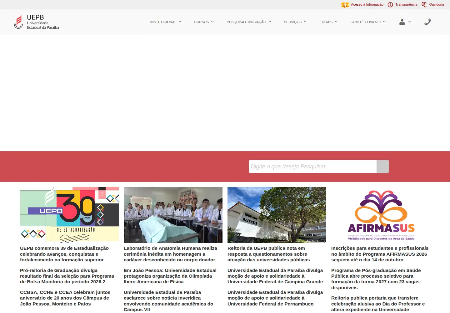 Screenshot of uepb.edu.br