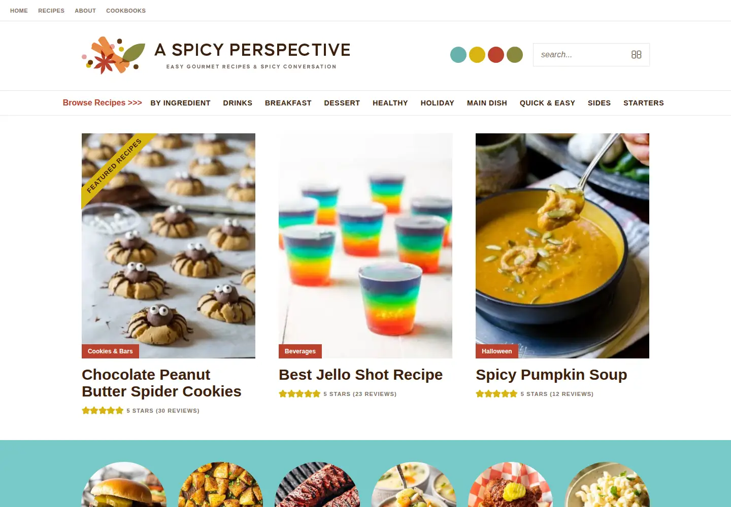 Screenshot of aspicyperspective.com
