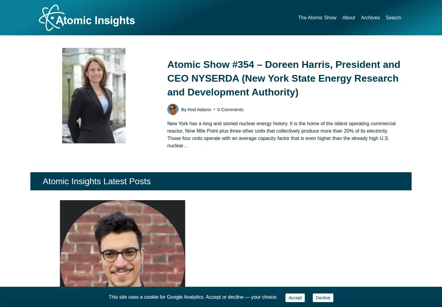 Screenshot of atomicinsights.com
