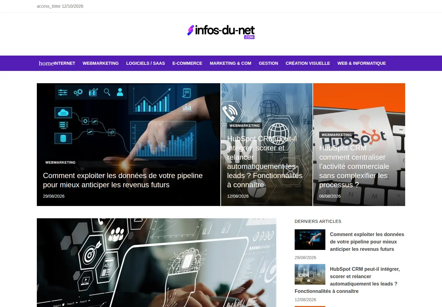 Screenshot of infos-du-net.com