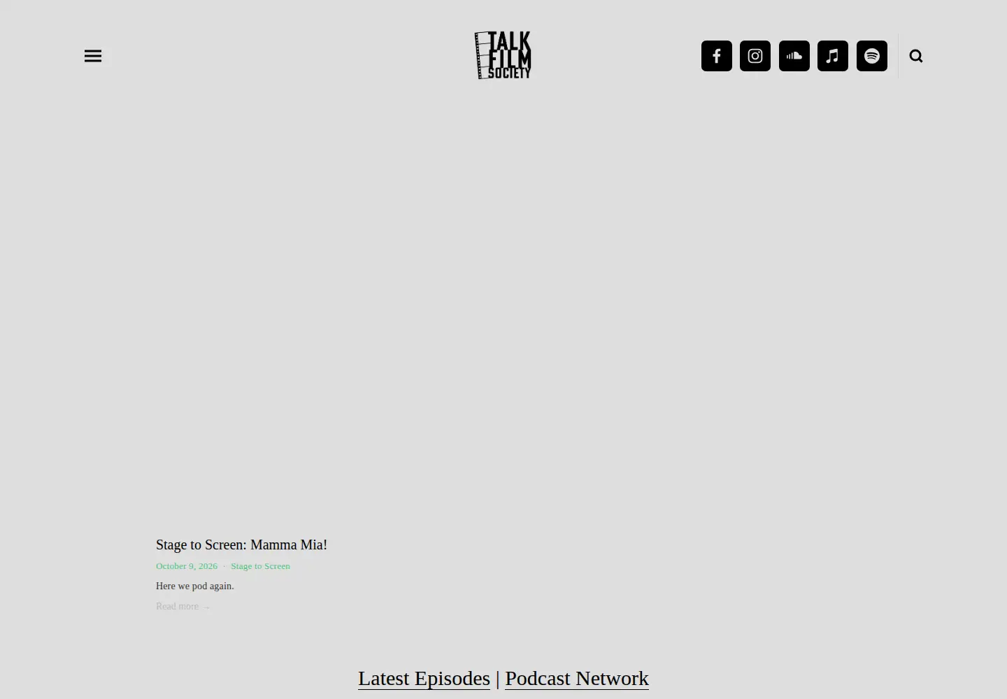 Screenshot of talkfilmsociety.com