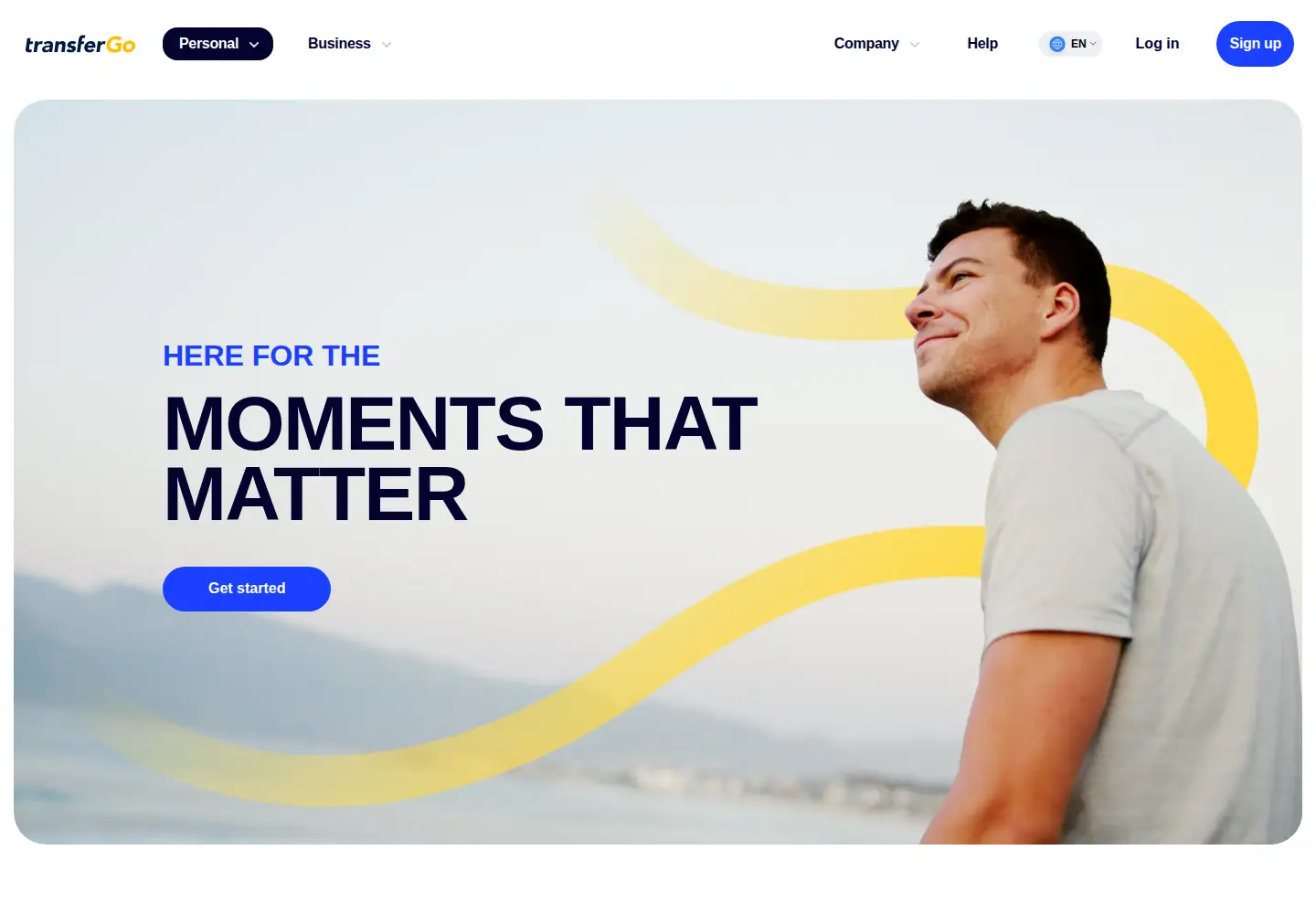 Screenshot of transfergo.com