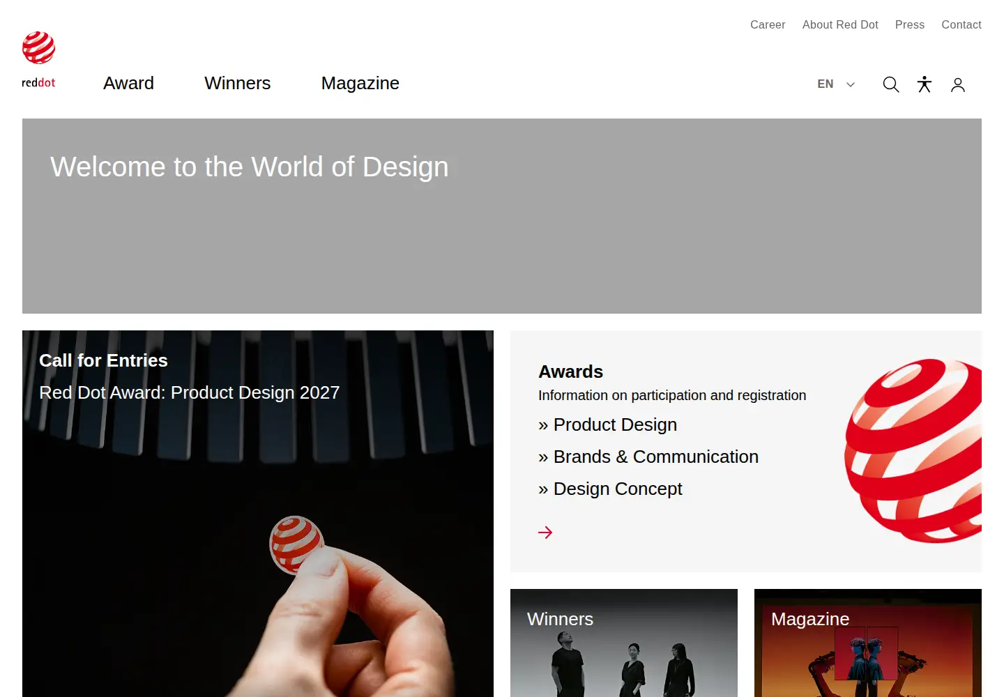 Screenshot of red-dot.de