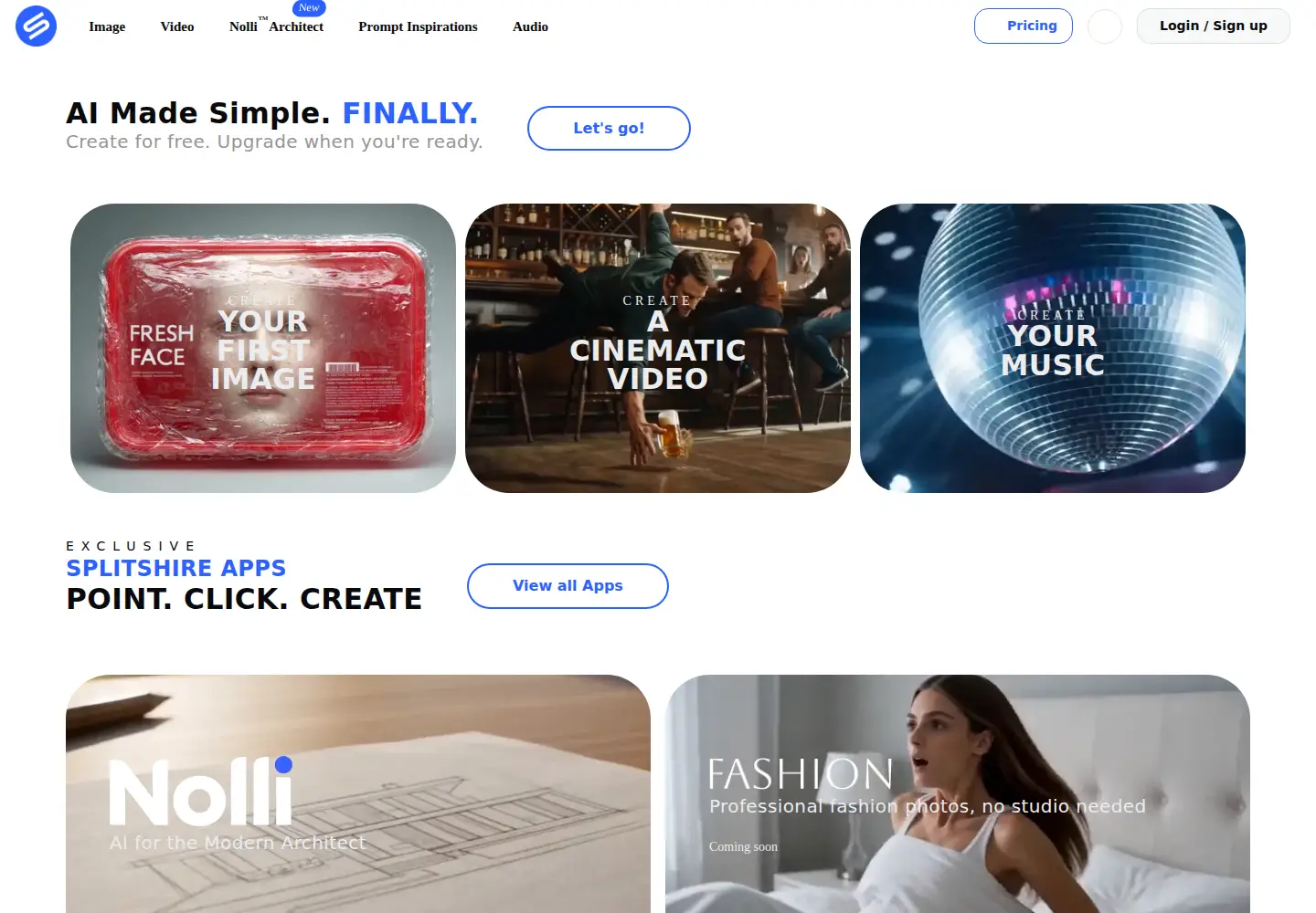Screenshot of splitshire.com