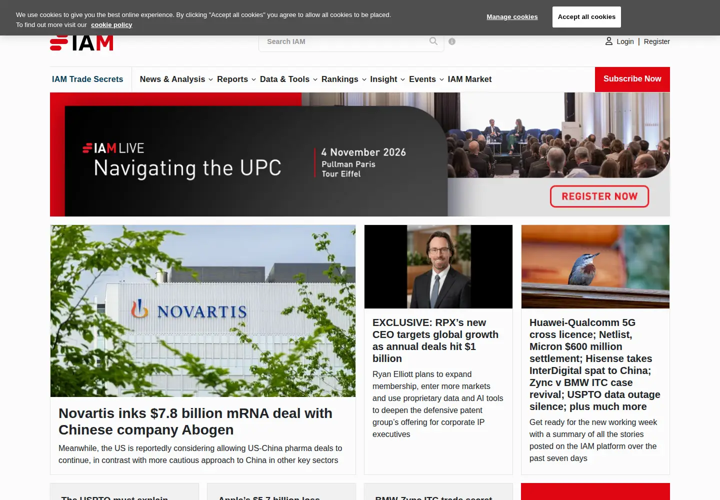 Screenshot of iam-media.com
