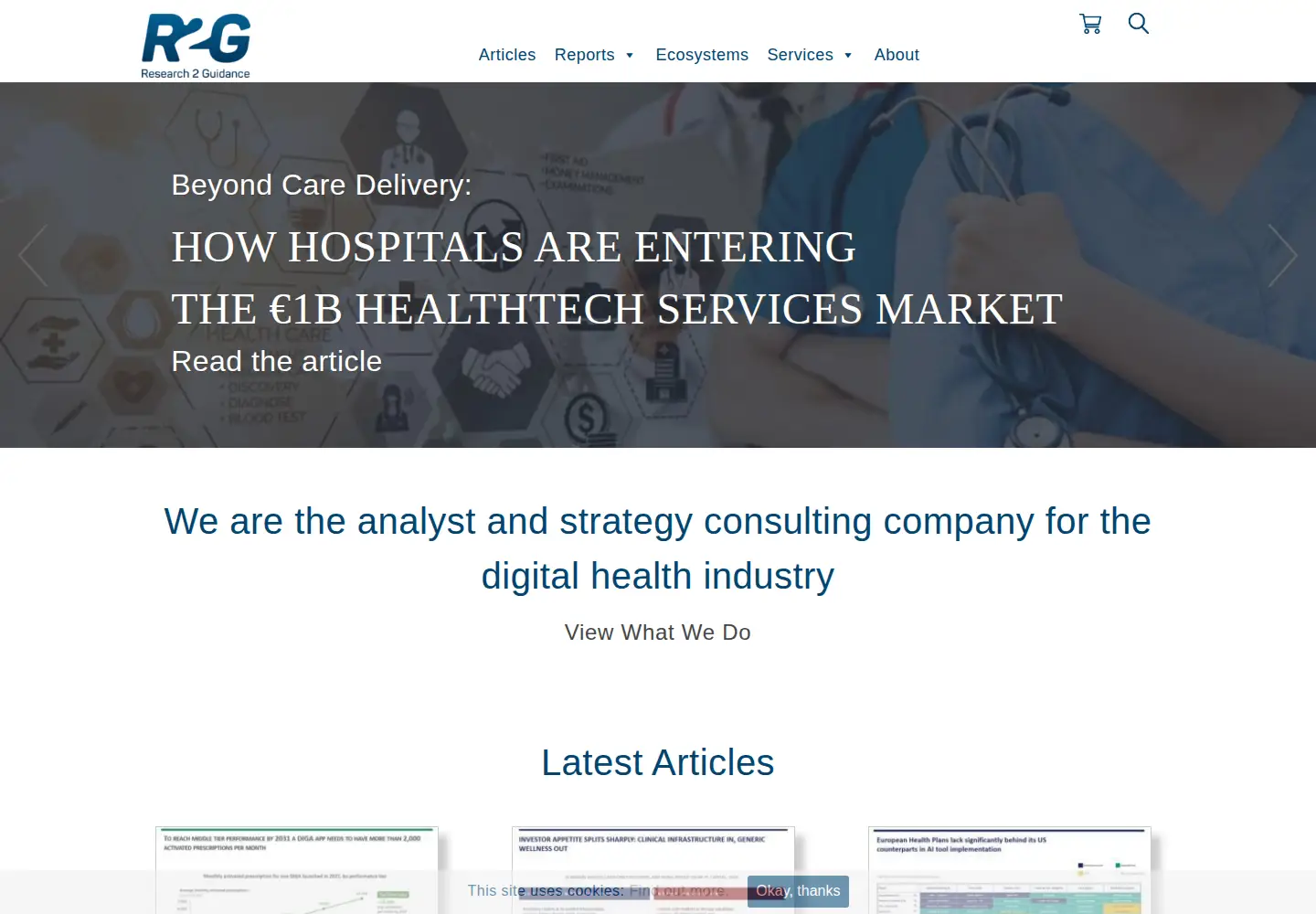 Screenshot of research2guidance.com