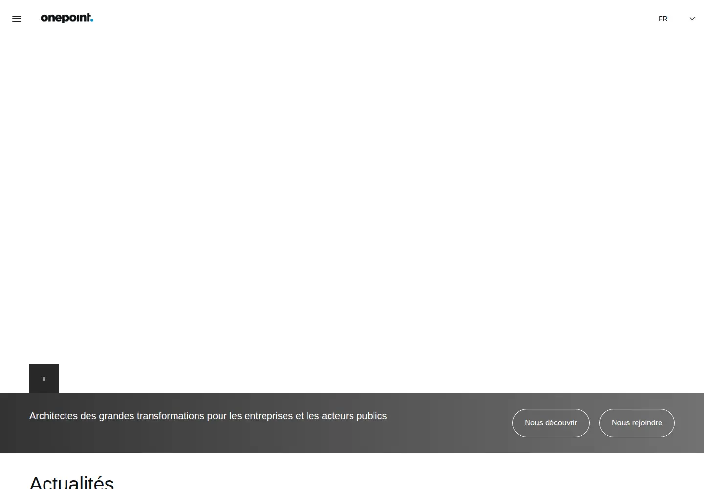 Captured homepage of groupeonepoint.com in the current scan