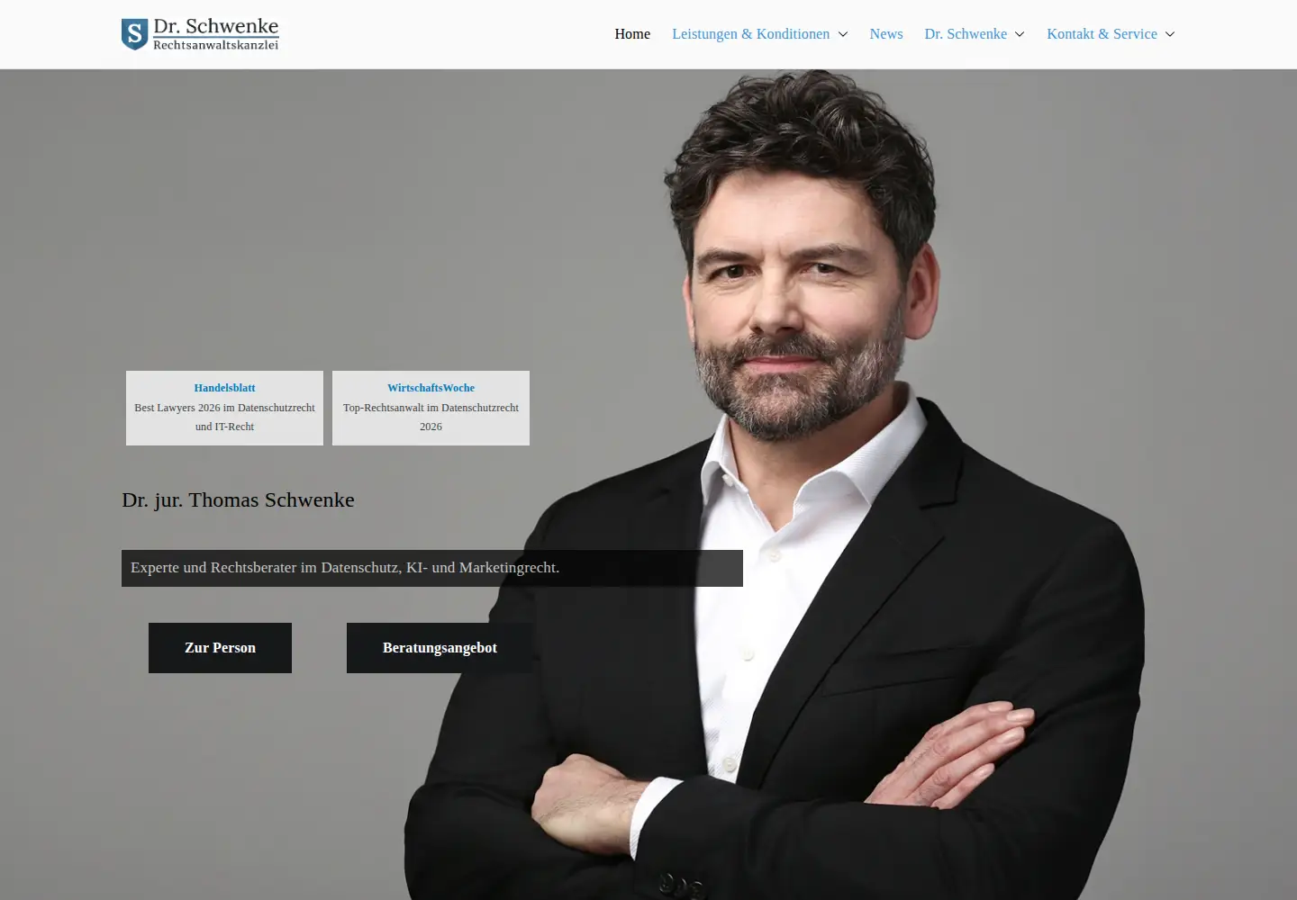 Screenshot of drschwenke.de