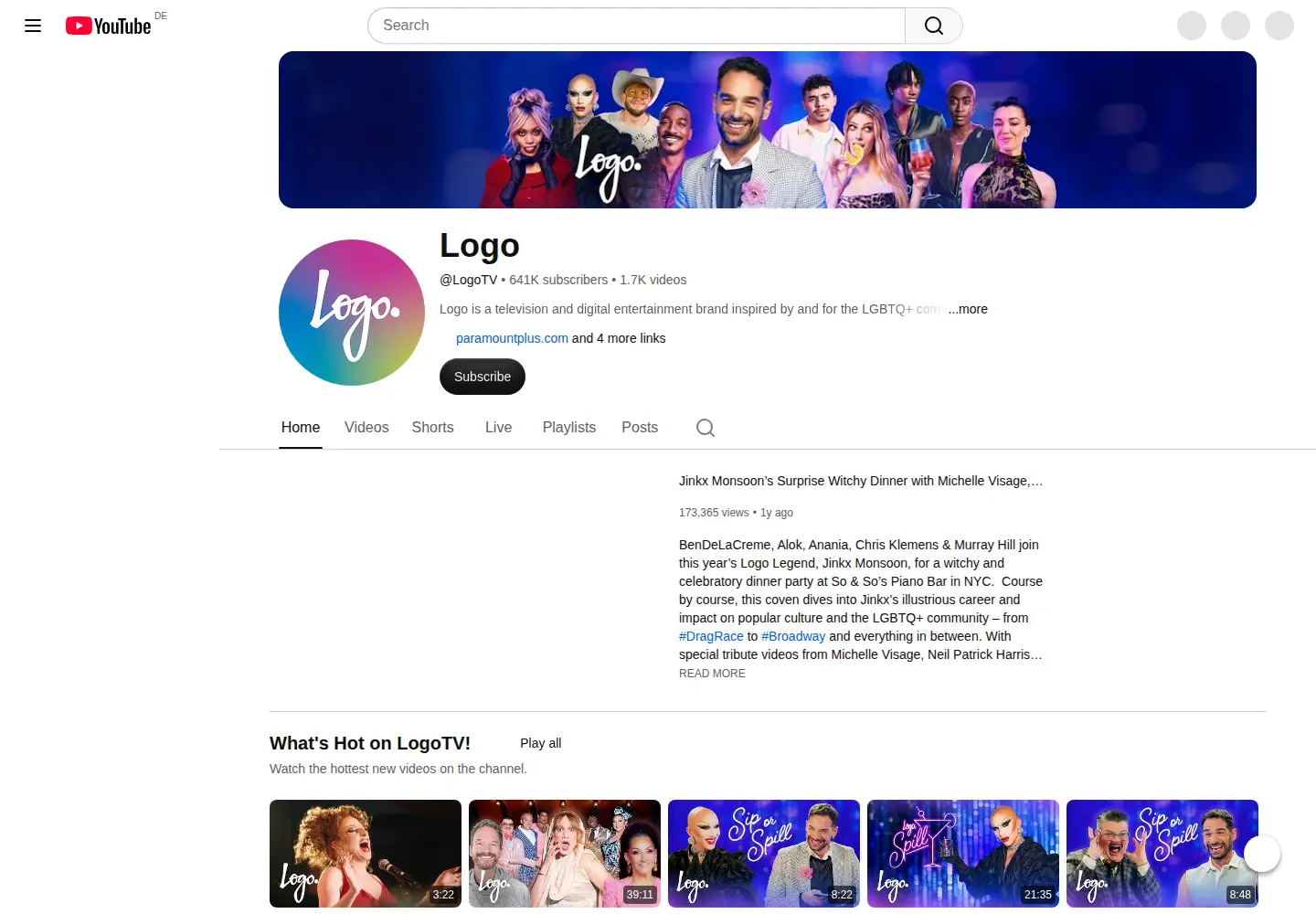 Captured homepage of newnownext.com in the current scan