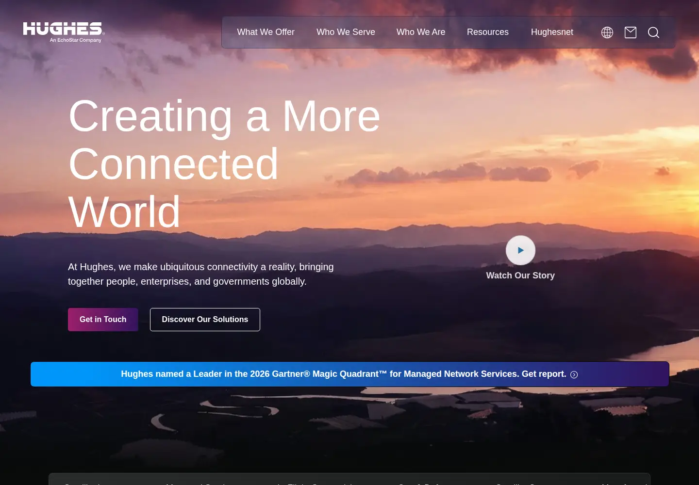 Screenshot of hughes.com