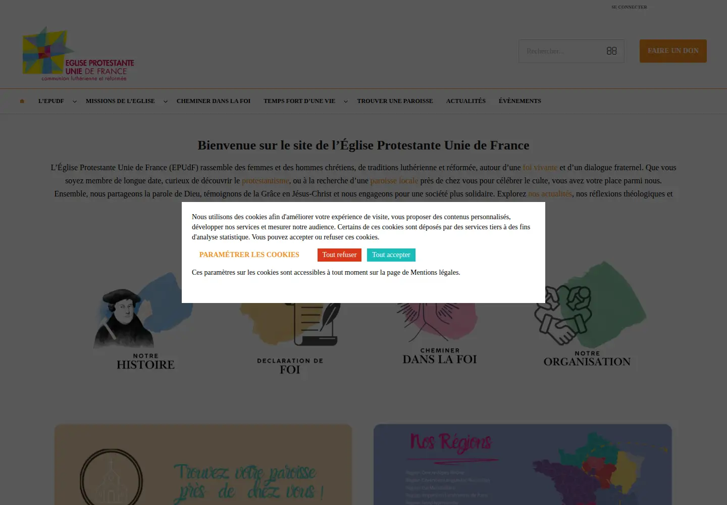 Screenshot of epudf.org