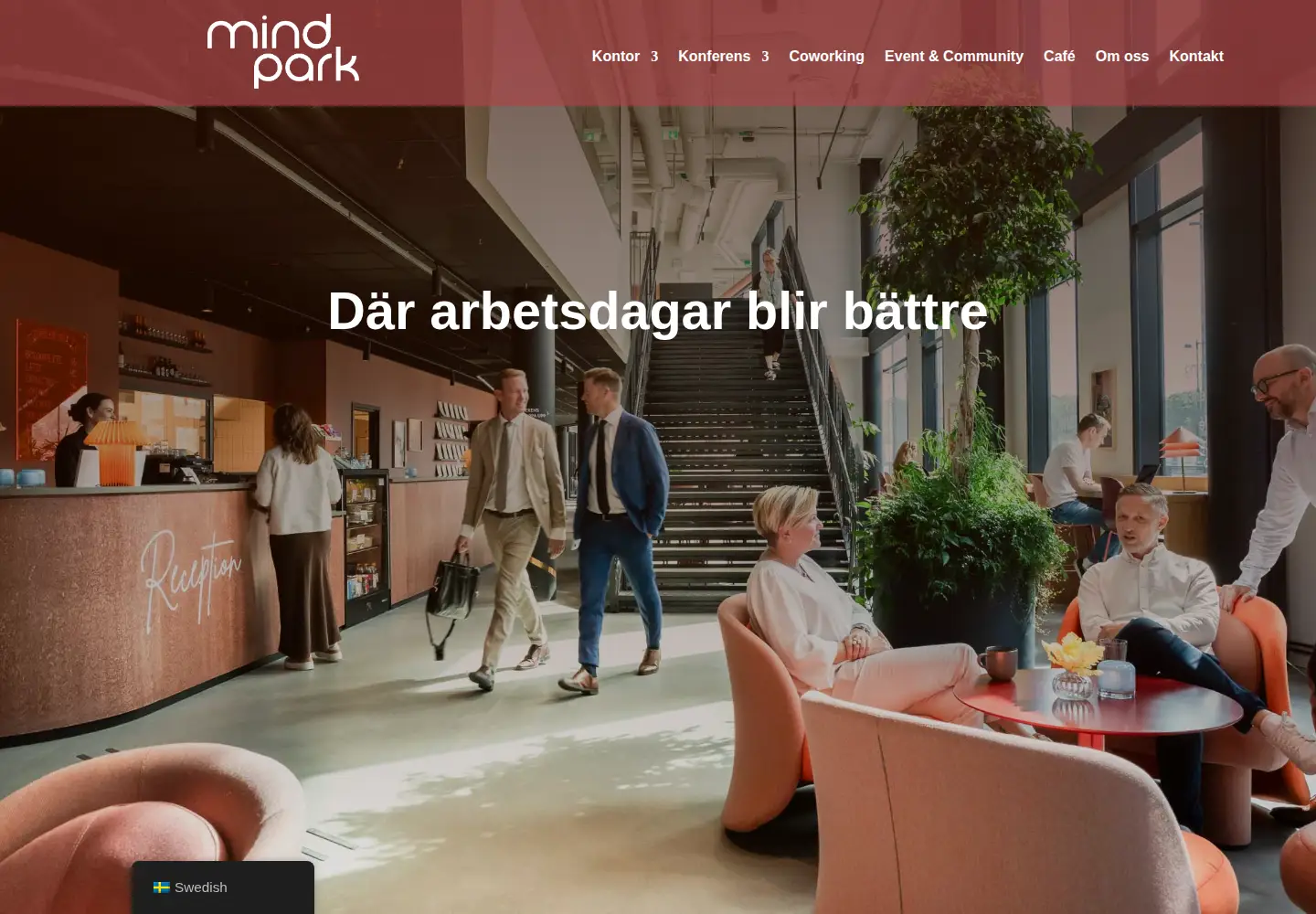 Screenshot of mindpark.se