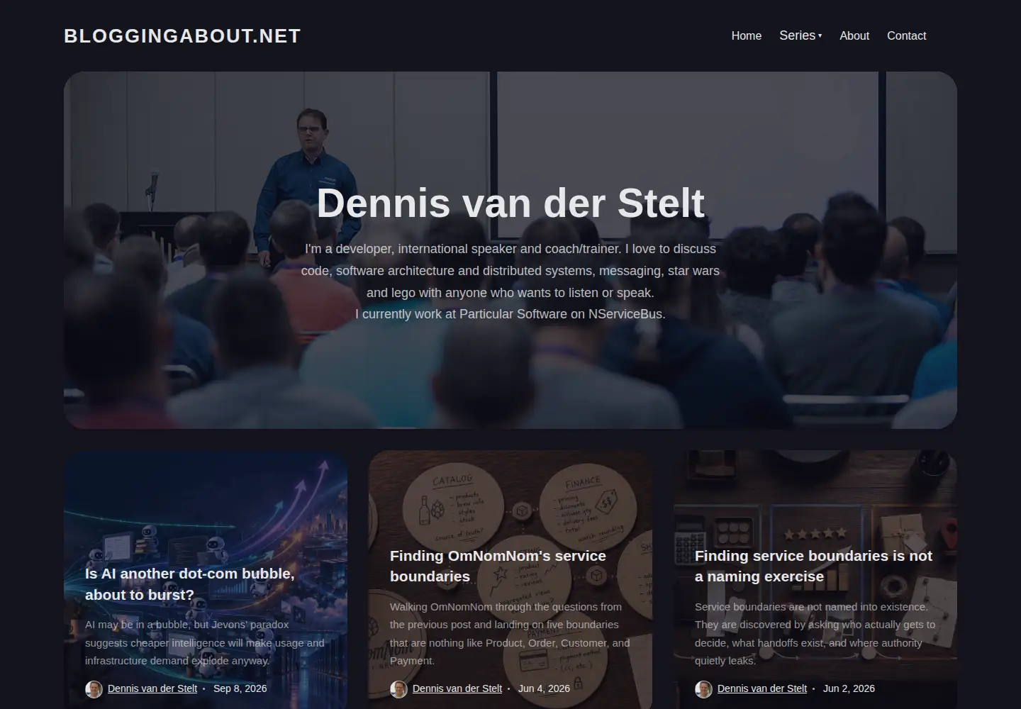 Screenshot of bloggingabout.net