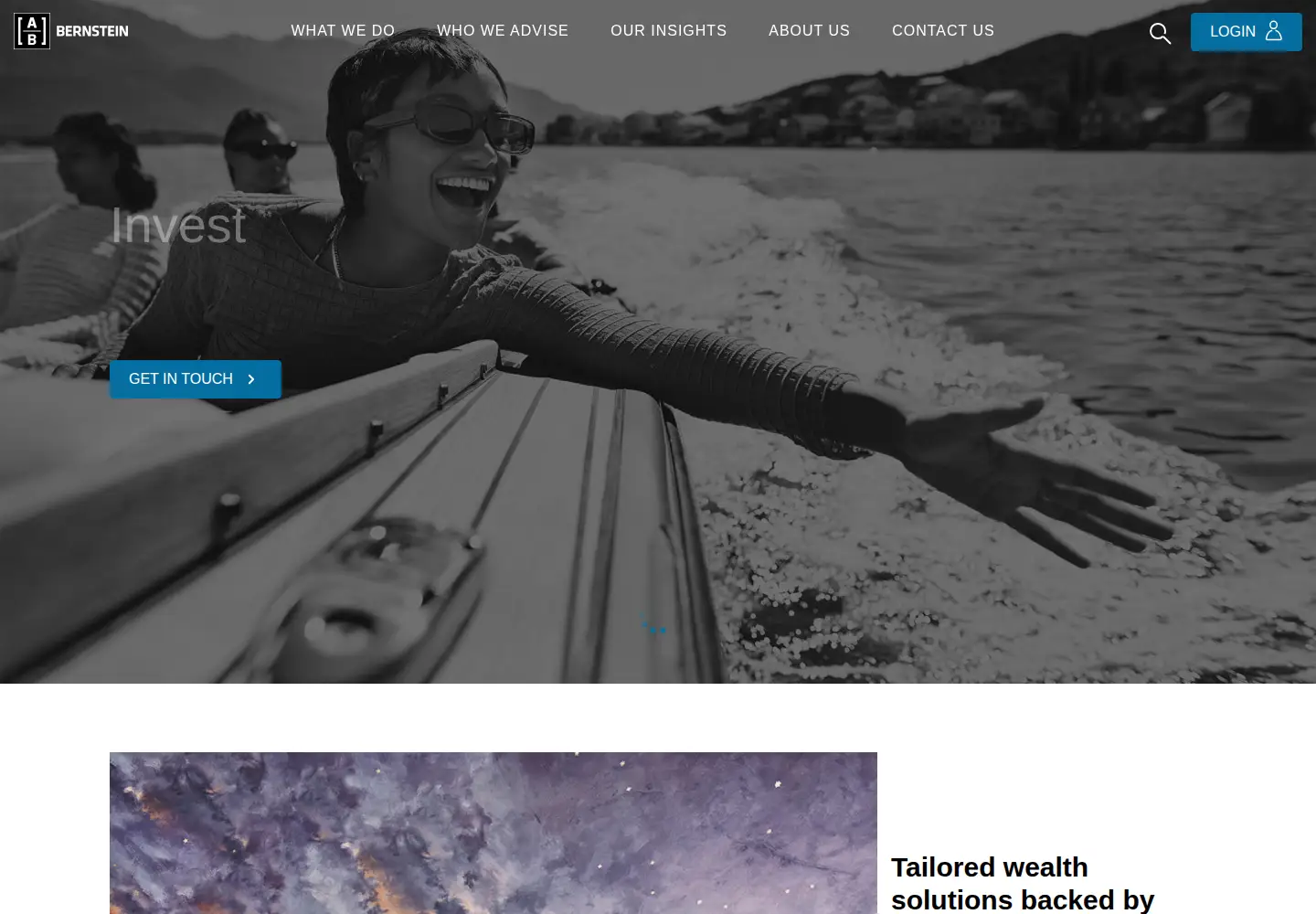 Screenshot of bernstein.com