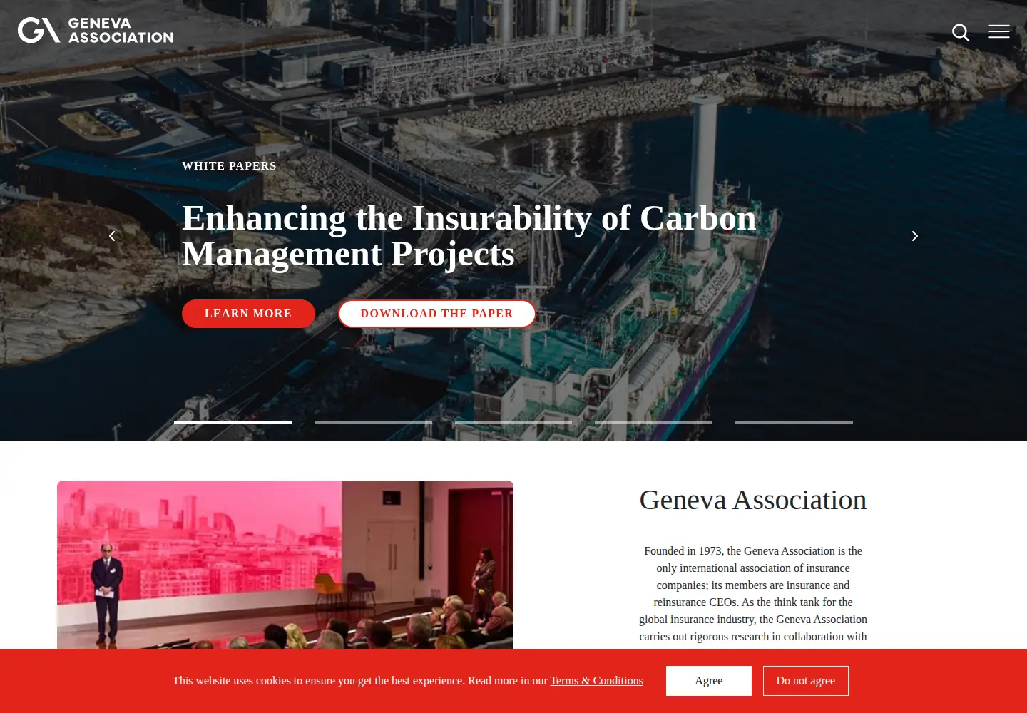 Screenshot of genevaassociation.org