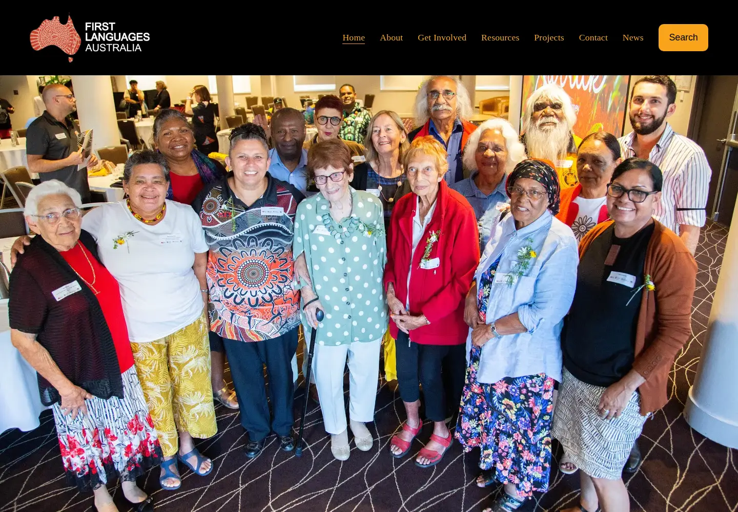 Screenshot of firstlanguages.org.au