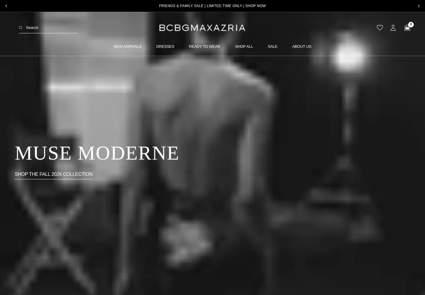 Screenshot of bcbg.com
