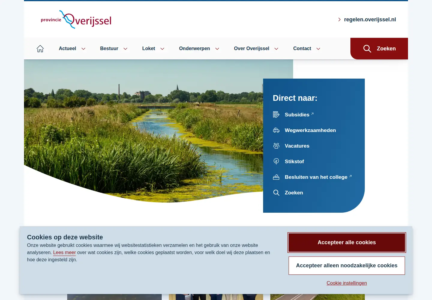 Screenshot of overijssel.nl
