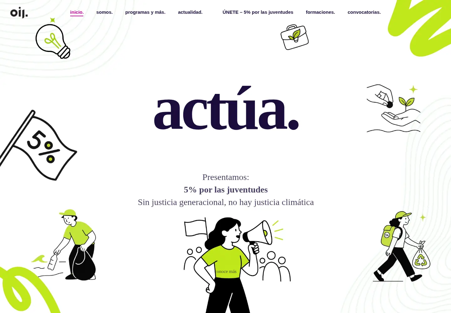Screenshot of oij.org
