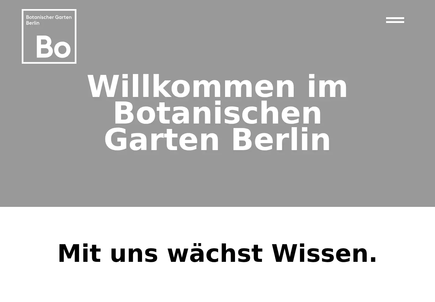 Screenshot of bgbm.org