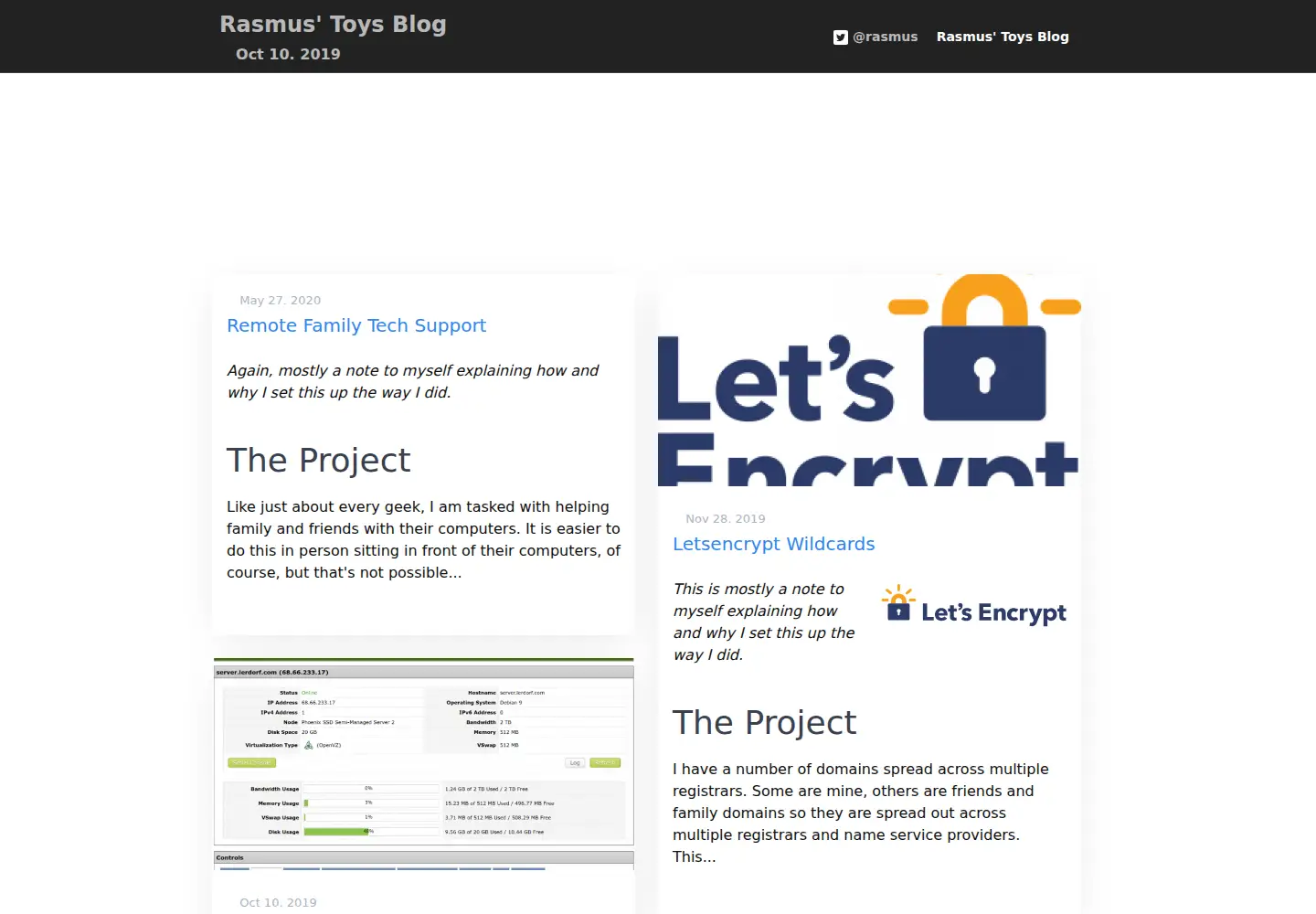 Screenshot of lerdorf.com