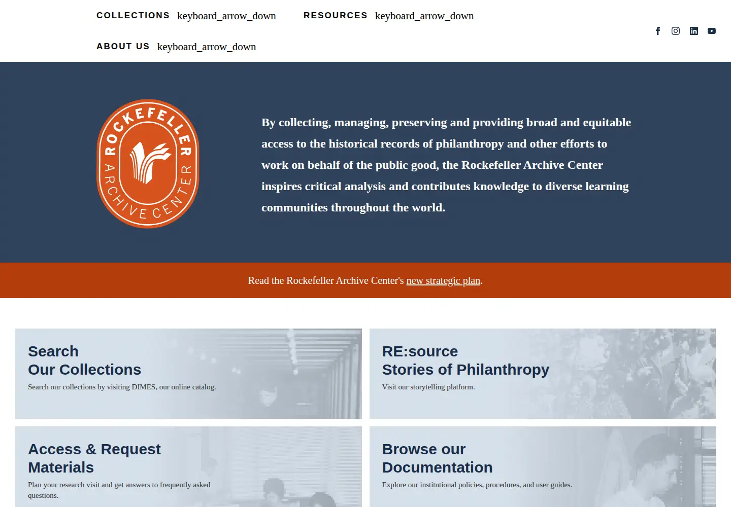 Screenshot of rockarch.org