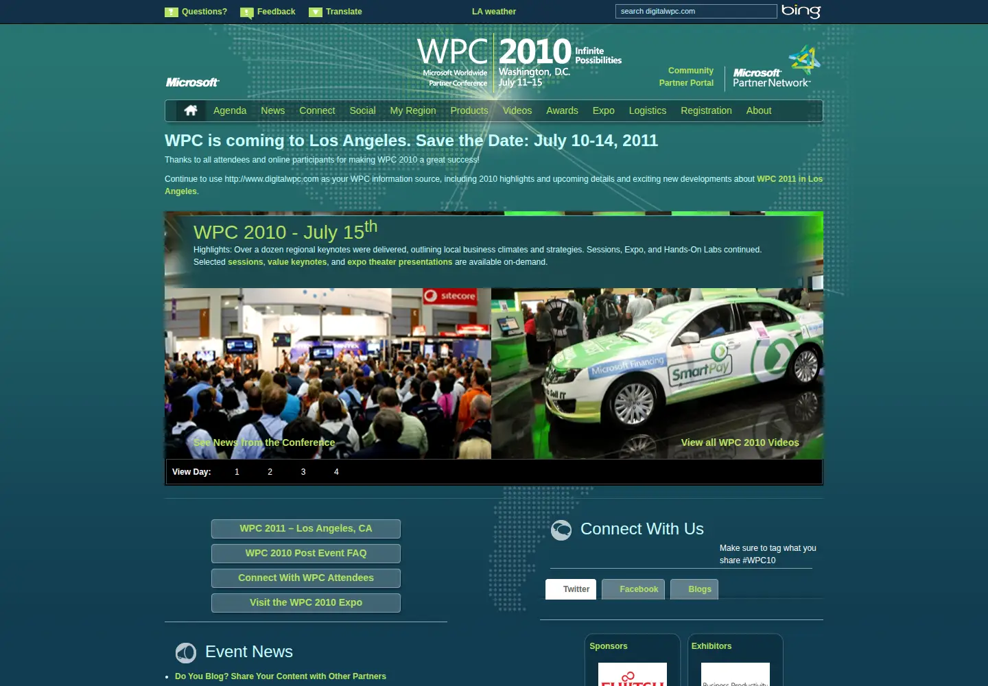 Captured homepage of digitalwpc.com in the current scan