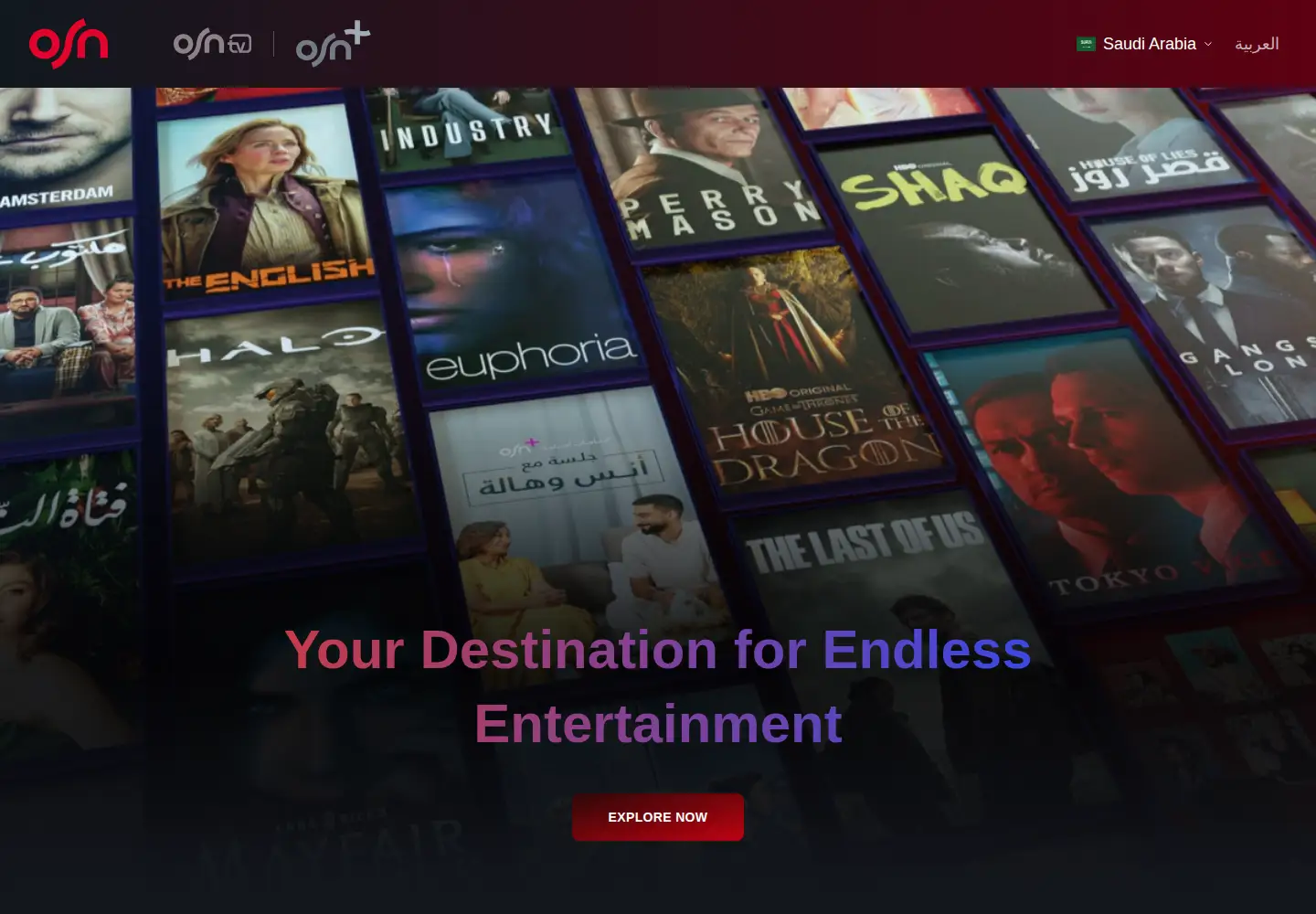 Screenshot of osn.com