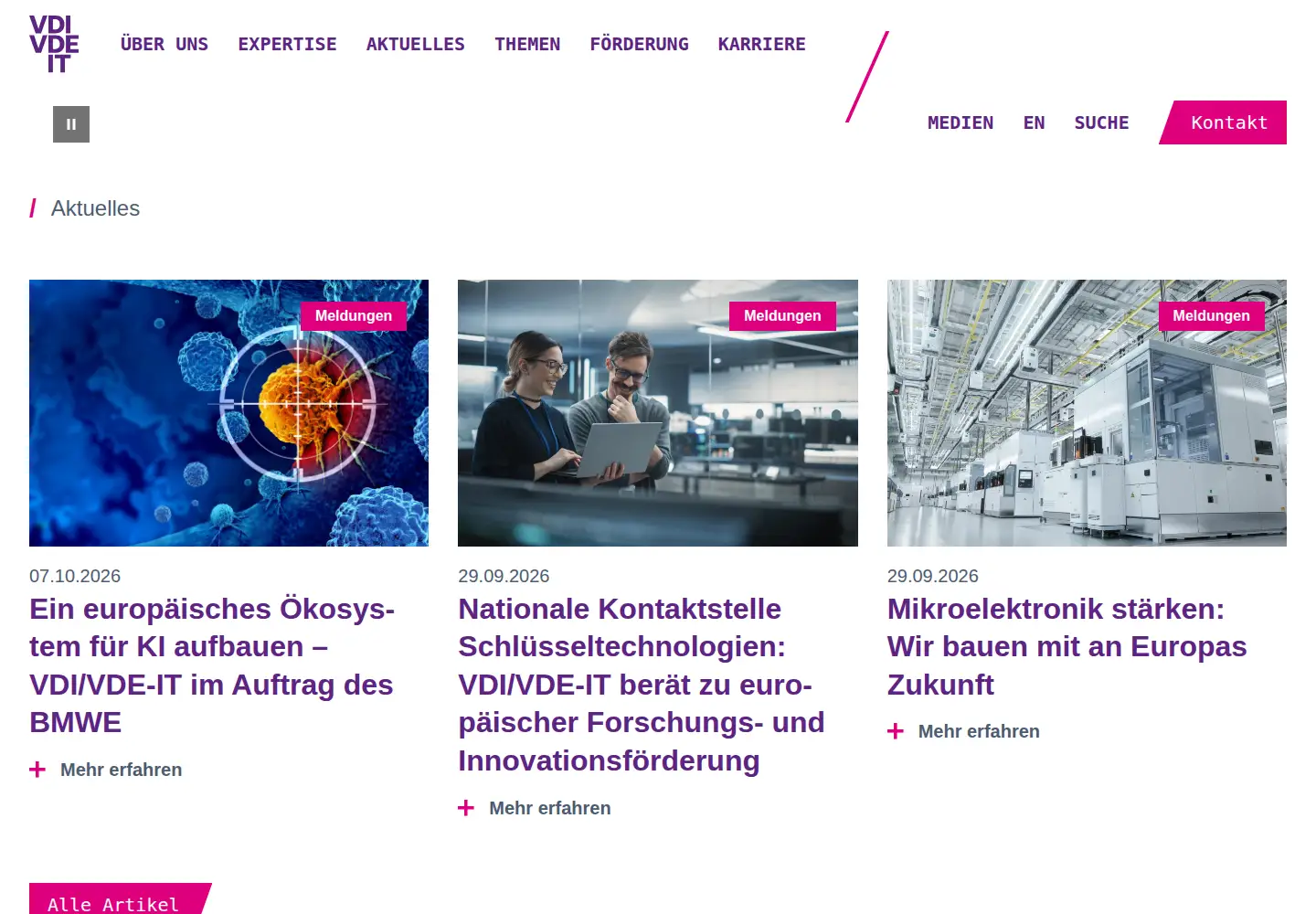 Screenshot of vdivde-it.de